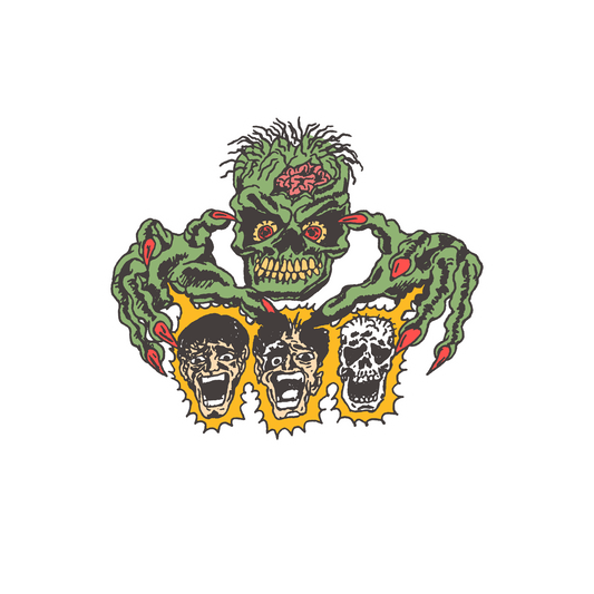 FACES OF DEATH Vinyl Sticker