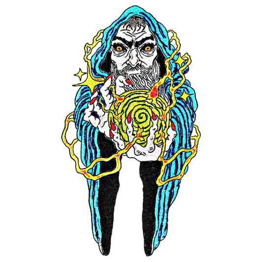 Wizard Necromancer - Sticker